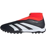 adidas Predator League Laceless Turf Boots Sneaker, Core Black Cloud White Solar Red, 46 2/3 EU