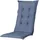 PROGARDEN Tampa Klappsessel 60 x 61 x 109 cm anthrazit 4 St. inkl. 4 x Auflagen kobalt