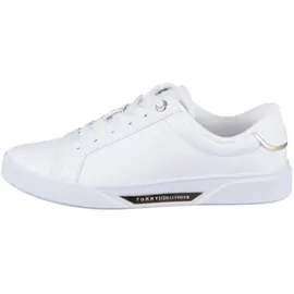 Tommy Hilfiger Damen Court Sneaker Schuhe, Weiß (White), 41