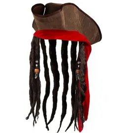 Boland Piratenhut Dirty Jack braun One Size