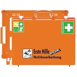 SÖhngen Erste Hilfe Koffer Beruf SPEZIAL Holzbearbeitung B400xH300xT150ca.mm orange
