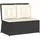 vidaXL Gartenbank 3394467 110 x 60 x 85 cm Schwarz