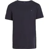 Tommy Hilfiger Jungen T-Shirt Kurzarm Rundhalsausschnitt, Blau (Sky Captain), 3 Jahre