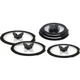 TEFAL INGENIO GLASDECKELN SET 6 STÜCK 16, 18, 20, 22, 24, 28 CM GLASDECKEL, OVP