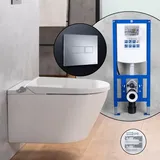 Evineo ineo3 soft Dusch-WC mit WC-Sitz Weiß