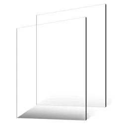VEVOR 2x Plexiglas-Acrylplatten 610x914mm Kunststoffplatten transparent 6mm dick