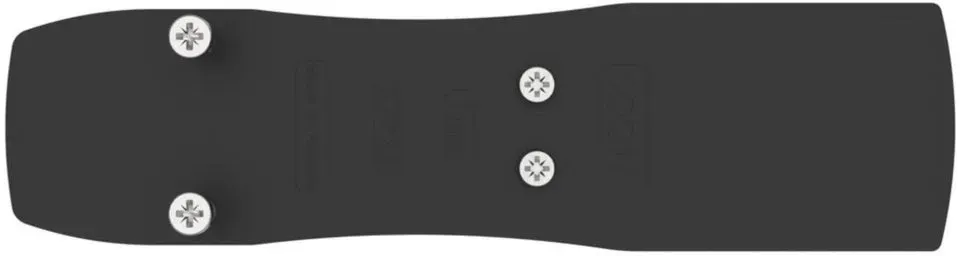 Atomic Rear Distance Plate Icon RS16/RS12/12/10 (Set 2 pieces+screw) - schwarz-black / 4mm