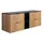 rodan fabryka mebli Waschtischunterschrank Flow 140 x 60 cm Schwarz