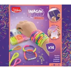 CREATIV Bastelset Schmuck sortiert 907404 IMAGINE'STYLE NEON