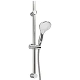 bremermann Brausestangenset, inkl. Brause, Brauseschlauch 1,75 m und Stange 71,5 cm, Brauseset Komplett-Set (Chrom)