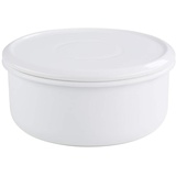 RIESS Brot/Keksdose mit Deckel Ø24cm 4 Liter Emaille Weiss