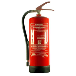 Feuerlöscher 6 kg, mit Wandhalterung