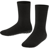 Kinder Stoppersocken Catspads K Hp Baumwolle Wolle rutschhemmende Noppen 1 Paar Schwarz 23-26