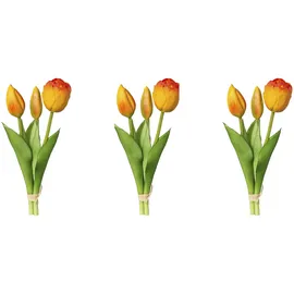 OTTO home Kunsttulpe OTTO HOME "Tulpenbund", rosa, H:20,5cm, Kunststoff, Kunstpflanzen