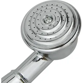 vidaXL 2-Griff-Badewannenarmatur und Handbrause Verchromt