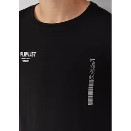 s.Oliver Jersey-Longsleeve in Layering-Optik - schwarz - 134/140