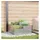 vidaXL Gartenblumentopf 80 x 80 x 48 cm Silber