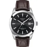 TISSOT Gentleman Powermatic 80 Silicium Leder 40 mm T127.407.16.051.01