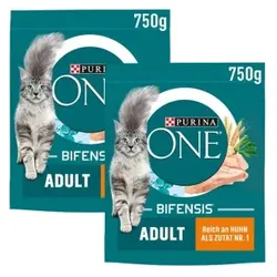 Purina ONE Bifensis Adult Huhn & Vollkorngetreide 2x750 g