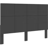 vidaXL Kopfteil Dunkelgrau Stoff 180×200 cm
