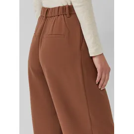 s.Oliver Barrel-Leg-Hose mit Bundfalten Braun 46