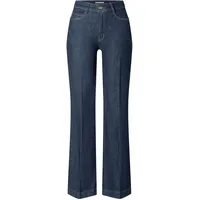 MAC Wide Leg Jeans mit Bügelfalte in Rinse-Waschung-D44 / L32