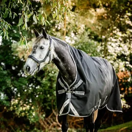 Horseware Amigo Bravo 12 Turnout Wug Medium 250g 145 cm Navy/Grau/Silber