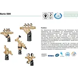 CALEFFI Systemtrenner Typ BA mit Monoblockkartusche DN 20 3/4" AG x 3/4" AG