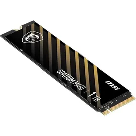 MSI SPATIUM M460 PCIe 4.0 NVMe M.2 1TB - Interne Solid-State-Festplatte, 5000 MB/s Lesen und 4500 MB/s Schreiben, 3D NAND, integrierte Datensicherheit, Center, 600 TBW