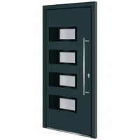 vidaXL Haustür rechts 100 x 210 cm Anthrazit