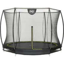 EXIT TOYS Silhouette Bodentrampolin 244 cm inkl. Sicherheitsnetz schwarz