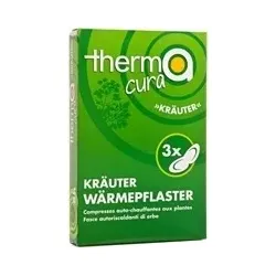 THERMACURA Kräuter Pflaster 3 St Pflaster