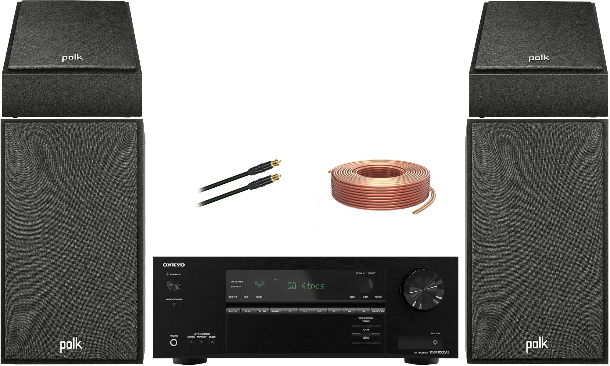 Polk XT20 / Onkyo SR3100 Atmos Stereoanlage Set