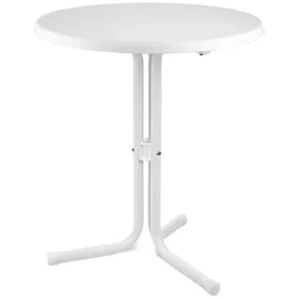 Beautissu Stehtisch Ø60 x 70 cm Weiß