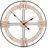 GIFTDECOR Uhr in braun | Gr.: onesize
