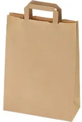 RAJA Tragetasche Papier Braun 12 x 40 x 32 cm 250 Stück