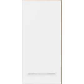 WELLTIME Hängeschrank "Soria", weiß (eichefarben, weiß), B:30cm H:64cm T:20cm, Schränke, Hängeschrank