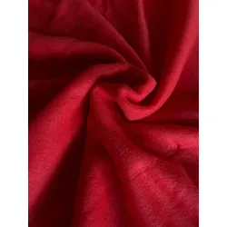 Fleece Winter Spannbettlaken 90x200-100x200 cm Rot Wärme flauschig