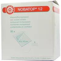 NOBAMED NOBATOP 12 Kompressen 10x10 cm steril