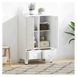 vidaXL Kleiderschrank 67 x 107 x 35 cm Weiß