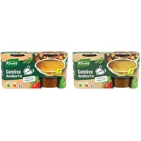 Knorr Gemüse Bouillon Pur mit vollem Geschmack, vegan und schonend eingekocht 28 g (Packung mit 2)