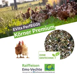 EVita PerfEGGt Körner Premium 20kg , Körnerfutter für Geflügel ohne Gentechnik