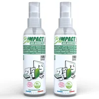 Bildschirmreiniger für Smartphone, PC, Brille, 2 x 250 ml, Ecocert-zertifiziertes Spray