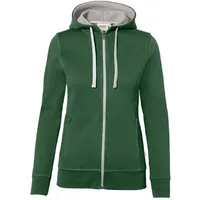 Hakro HAKRO® Damen Kapuzenjacke Bonded 255, tanne/silber,