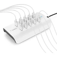 Belkin Rockstar 10-Port USB-Lad. 120W, 2,4A je Port,weiß B2B139vf