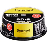 Intenso BD-R 25GB printable 6x Speed, Cakebox