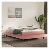 vidaXL Boxspringbett 140 x 200 cm Rosa