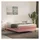vidaXL Boxspringbett 140 x 200 cm Rosa