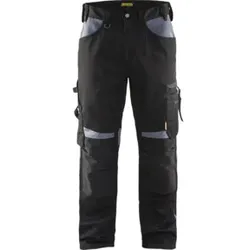 Blakläder Bundhose Handwerk, schwarz / grau, Konfektionsgröße 25