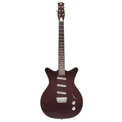 Danelectro 59 Triple Divine Elektro Gitarre Dark Burgundy